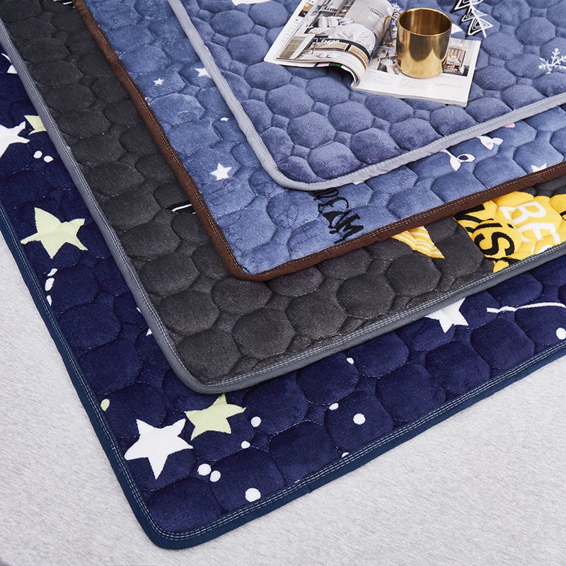 Đệm Ngủ Đơn / Đôi Chất Nỉ Mềm Mại Giữ Ấm Mùa Đông