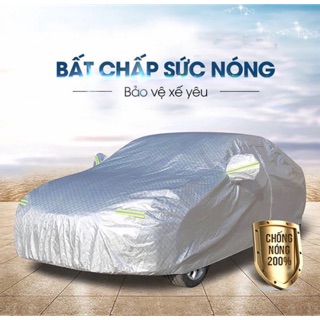 BẠT PHỦ XE Ô TÔ CAO CẤP TRÁNG NHÔM 3 LỚP SIÊU CÁCH NHIỆT