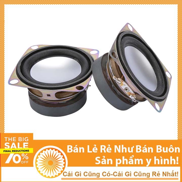 Cặp Loa Toàn Dải 4Ohm 3W Đường Kính 5cm Có Tai Bắt Vít - 2 Cái
