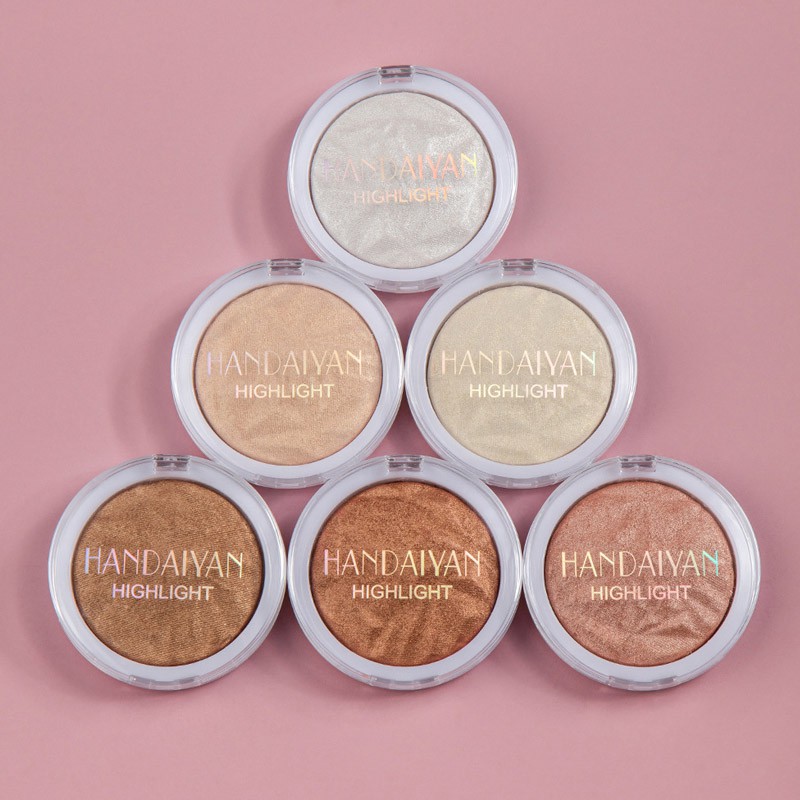 (Hàng Mới Về) Phấn Bắt Sáng Đơn Sắc Lấp Lánh Trang Điểm Chuyên Nghiệp