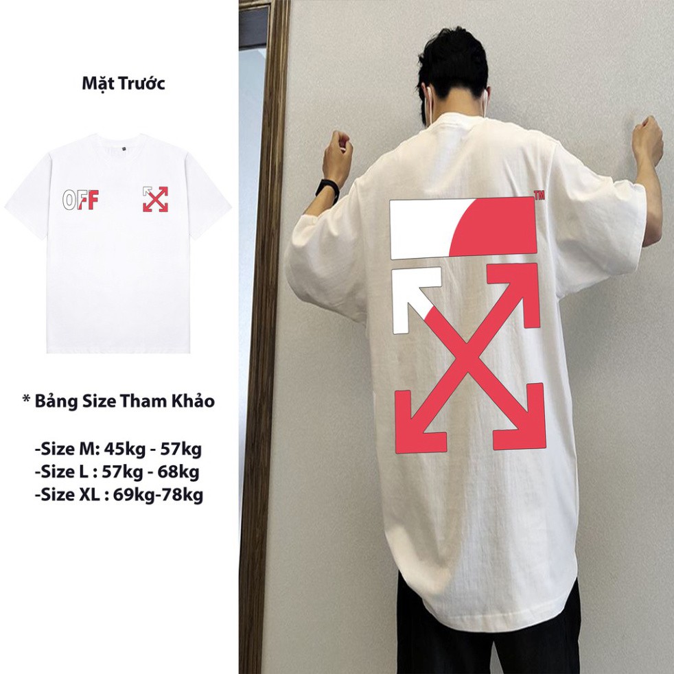 [ ẢNH THẬT + ĐỦ SIZE ] ÁO THUN, ÁO PHÔNG TAY LỠ UNISEX FORM RỘNG OVERSIZE OFF WHITE FREESHIP M01