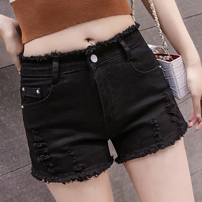 Quần Short Jean Nữ Rách Nhẹ Cá Tinh J0990 - Jeany