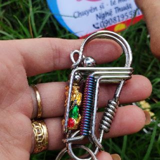 Móc khóa inox mạ titan