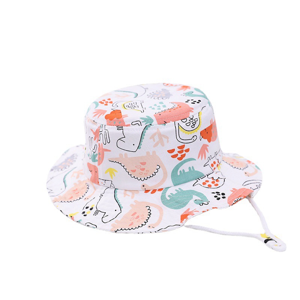 Nón Bucket Chất Cotton Hoạ Tiết Hoạt Hình Đáng Yêu Cho Bé 1-5 Tuổi