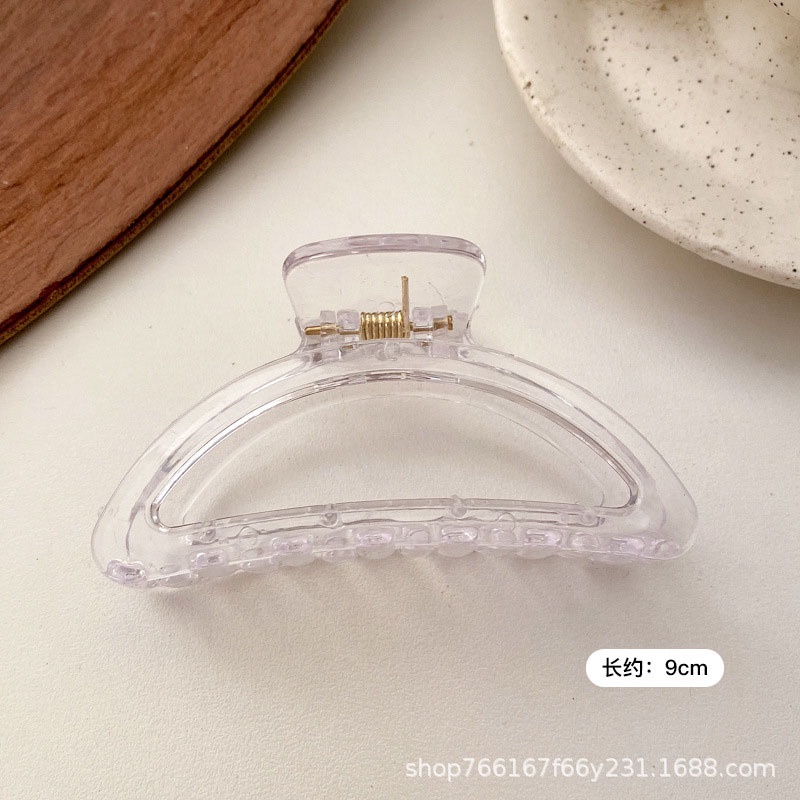 Kẹp càng cua kiểu mới bán nguyệt nhiều kiểu trong suốt hot trend Hàn Quốc