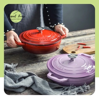 Nồi gang đúc tráng men 23cm Little Happiness