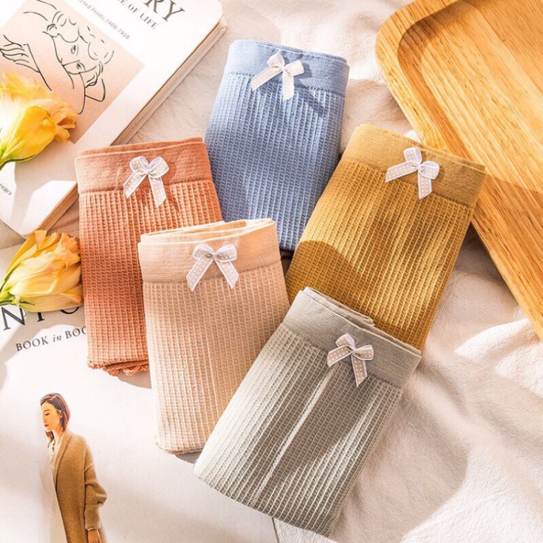 Quần Lót Cotton Thông Hơi Co Giãn 4 Chiều Sợi Bông Viền Ren Cao Cấp 3312 nội y xanh chất đẹp