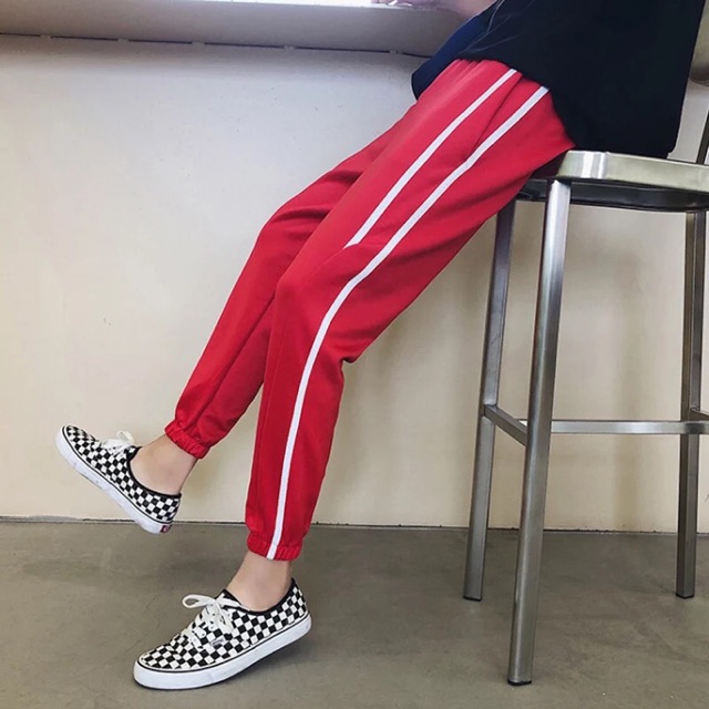 Quần jogger Nỉ unisex Sọc 1,5 nam nữ phong cách ulzzang Wind | BigBuy360 - bigbuy360.vn