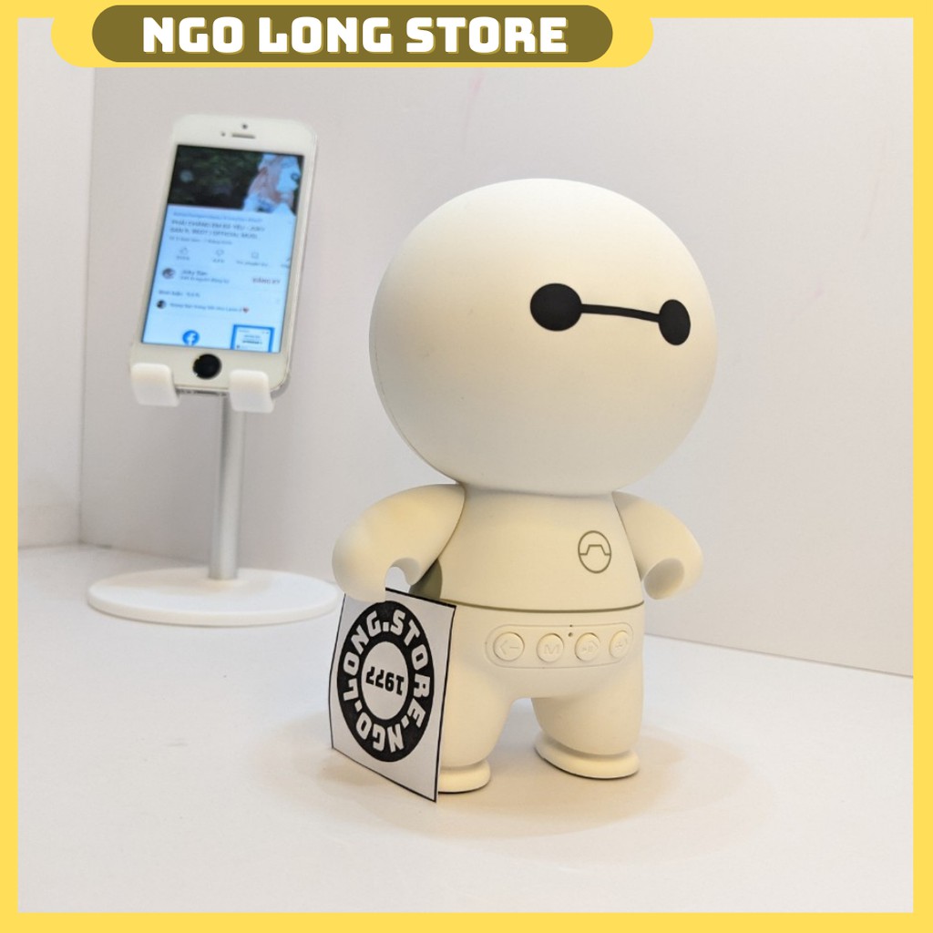 Loa nghe nhạc Bluetooth Mini Baymax A9 Nghe Thẻ Nhớ - USB -(ÂM TRẦM ẤM BASS NỔI)