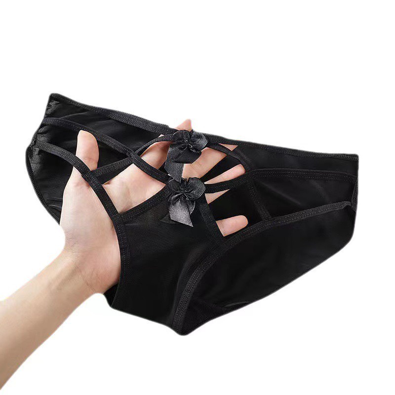 Quần lót nữ sexy cotton đan chéo phía trước nơ hoa thoáng khí PASANA037