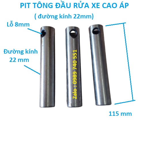 01 Pit tông đầu bơm rửa xe cô doa chạy động cơ 1.1kw - 3kw