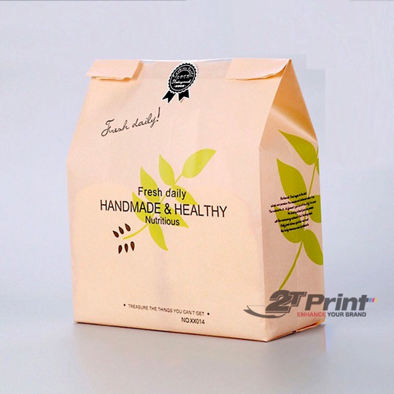 Túi bánh mì hoa cúc ngang in ấn tượng 2TPrint