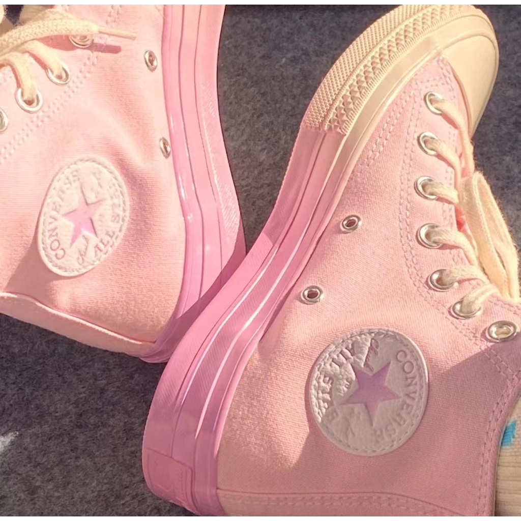 Giày Converse Chuck Taylor All Star 1970s Ox Cổ Cao Màu Tím Gradient-1009