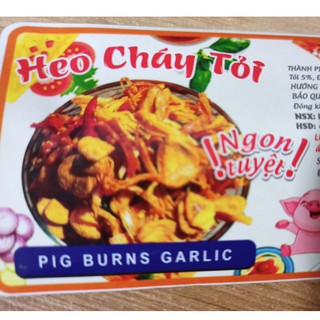 Heo khô cháy tỏi / 200g