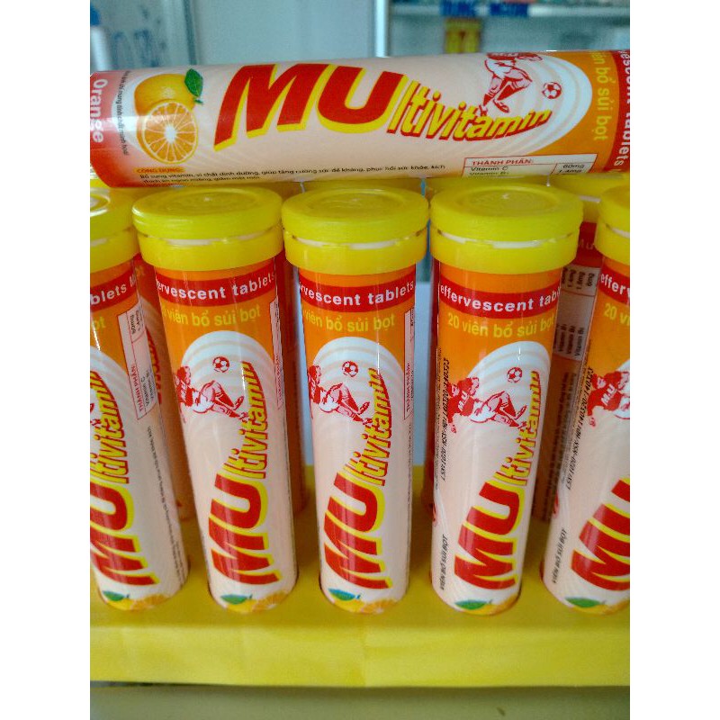 Viên sủi MULTIVITAMIN Tub 20 viên sủi bọt