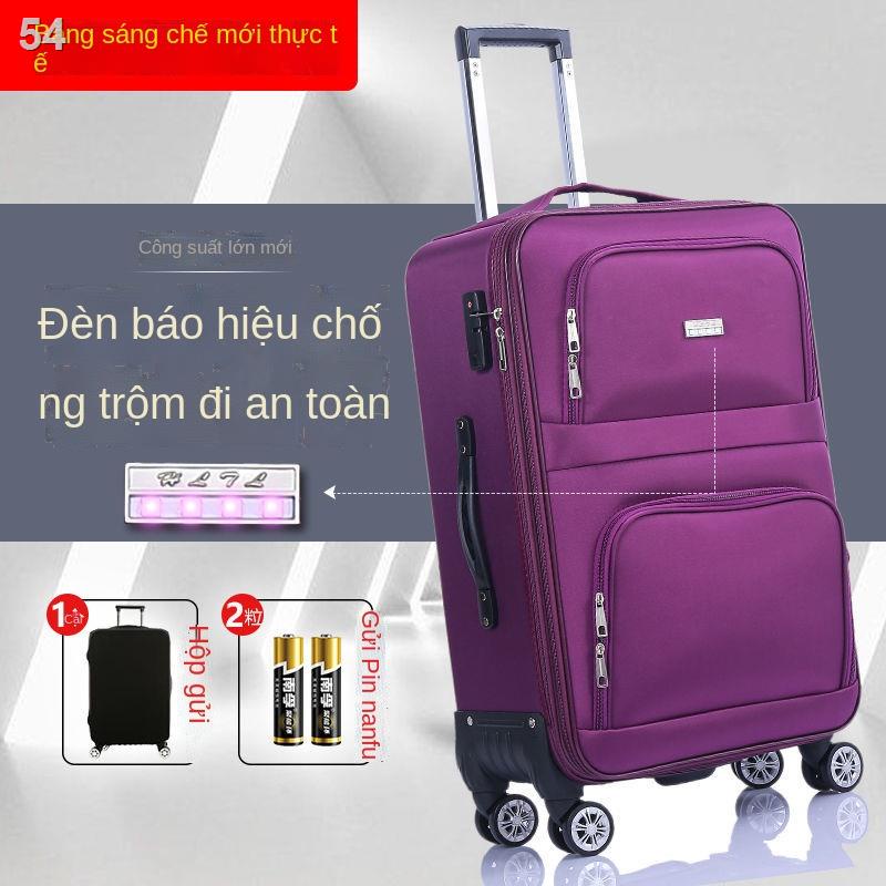 （Hộp kéo）Vali vải Oxford đa năng bánh xe đẩy nam nữ 30 mật khẩu 20 inch chắc chắn và bền