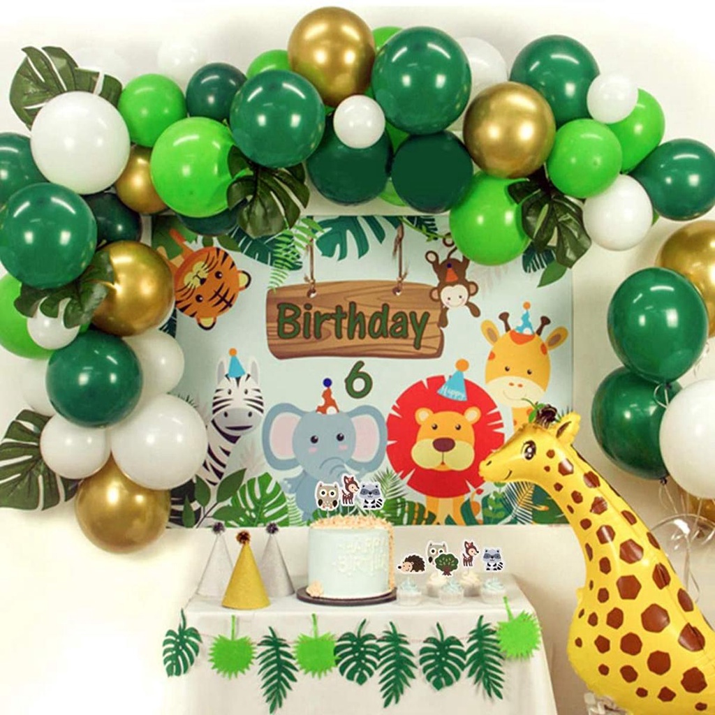 Set 48 Phụ Kiện Trang Trí Bánh Cupcake Hình Động Vật Bằng Len Dễ Thương