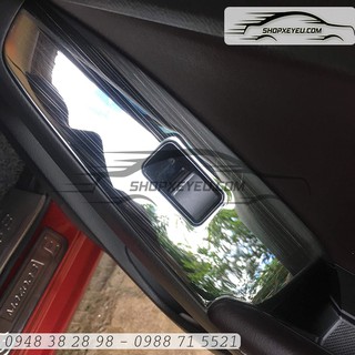 Ốp nội thất Mazda 3 Facelift vân titan