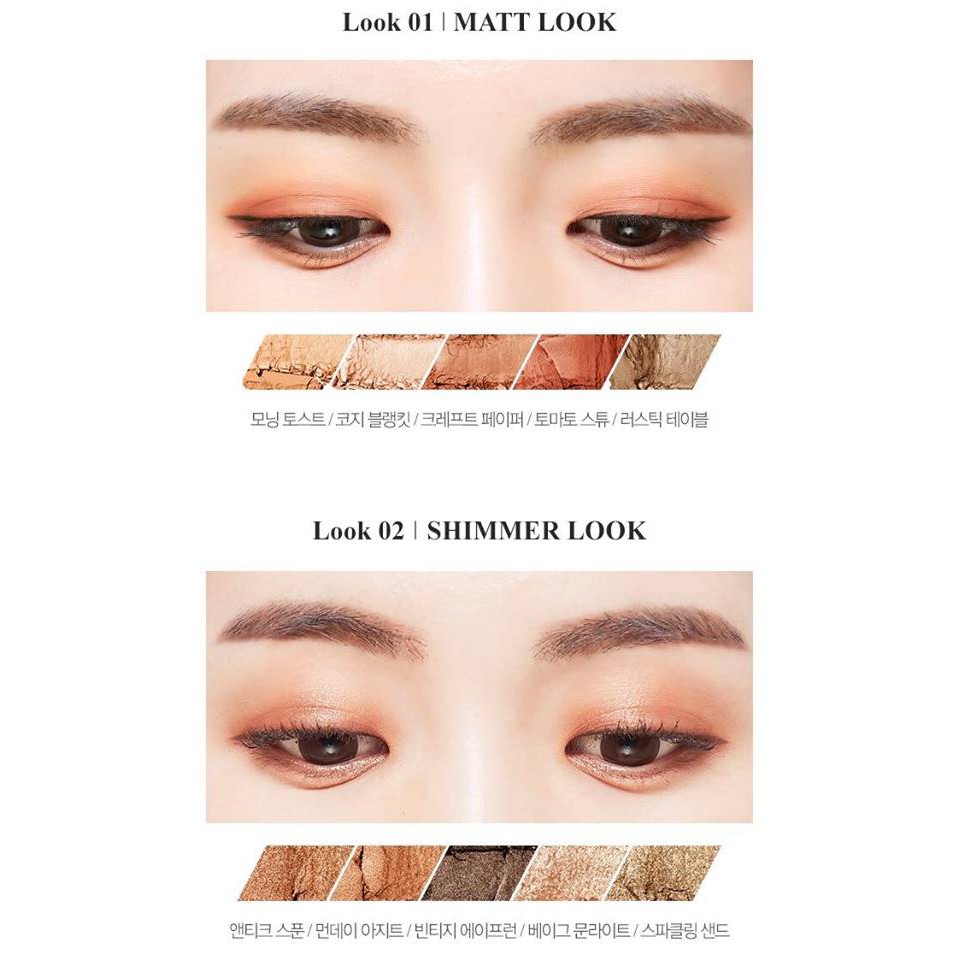 Bảng phấn mắt Missha 10 màu Portland (Color filter shadow palette)