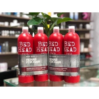 Cặp Gội + Xả Tigi BedHead 1500ml Phục Hồi Hư Tổn Cấp Độ 3 Siêu Mềm Mượt Thơm Hương Táo