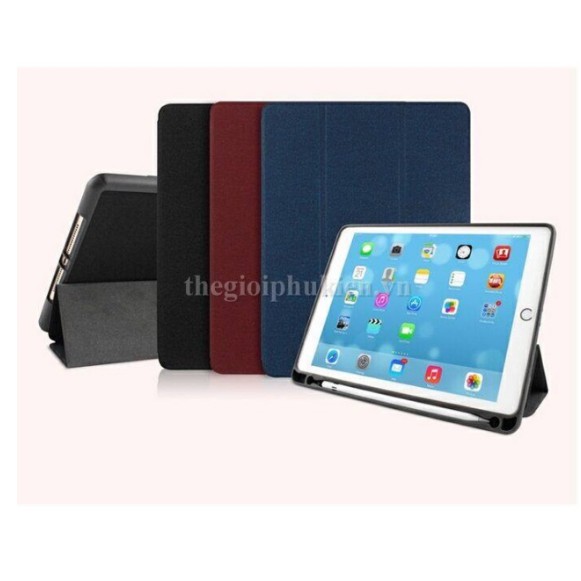 Bao da cho iPad 10.2 2019 chính hãng Mutural có khay đựng bút | BigBuy360 - bigbuy360.vn