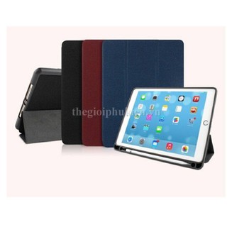 Bao da cho iPad 10.2 2019 chính hãng Mutural có khay đựng bút