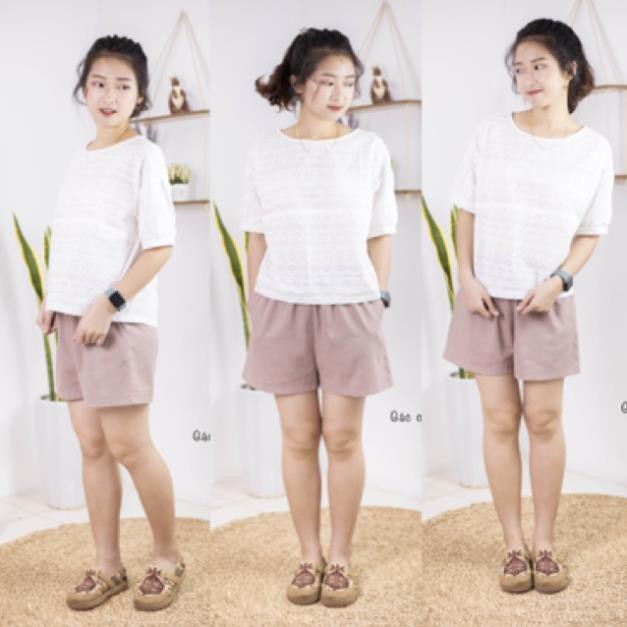 Quần sooc nữ vải LINEN đủ size siêu mát tk by Gác của Tea New *