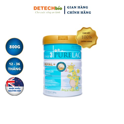 Sữa bột PURELAC 3 800g nhập khẩu New Zealand