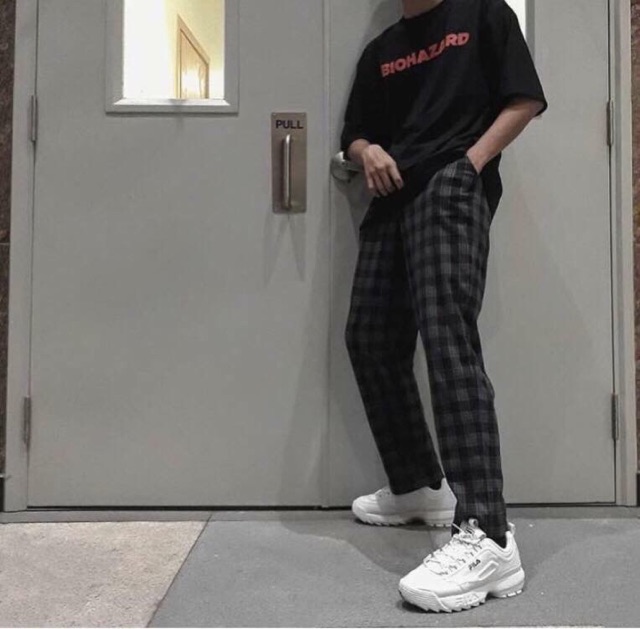 Quần Sọc. Quần caro . Quần PLAID PANTS. Quần UNISEX