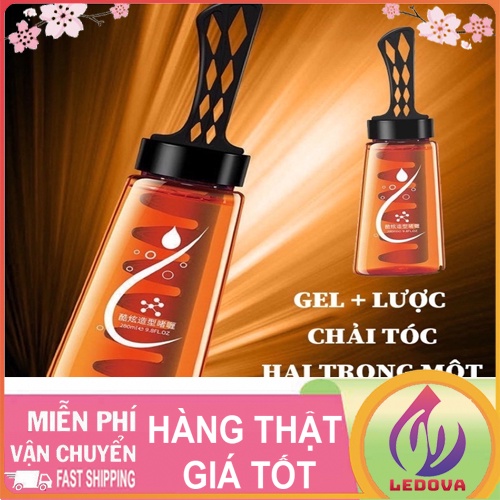 Gel Vuốt Tóc Nam Kèm Lược Tiện Lợi