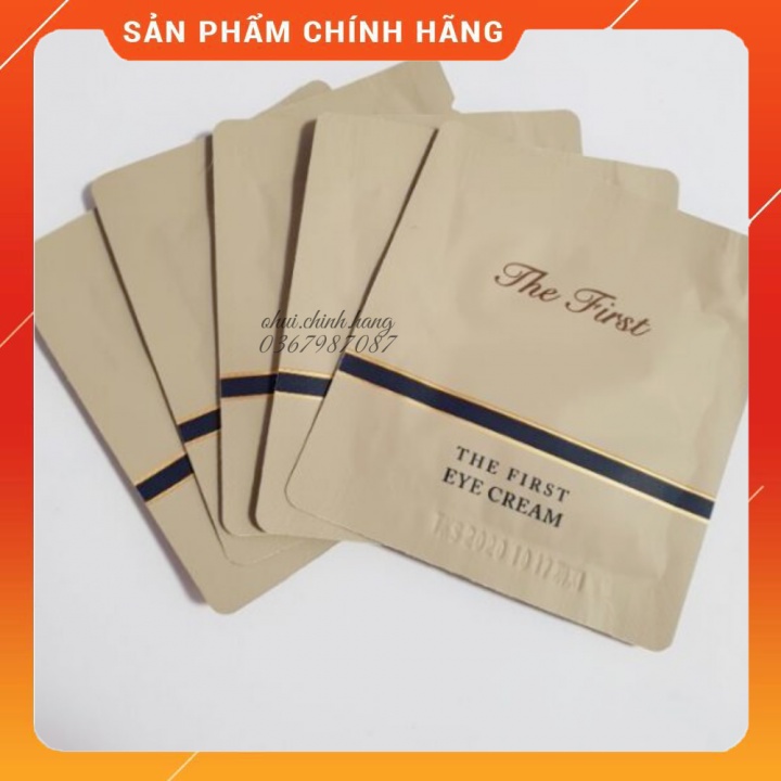 Gói Kem dưỡng mắt Ohui The First Eye Cream 1ml_date mới nhất_𝐄𝐁𝐈𝐒𝐔 𝐂𝐎𝐒𝐌𝐄𝐓𝐈𝐂𝐒