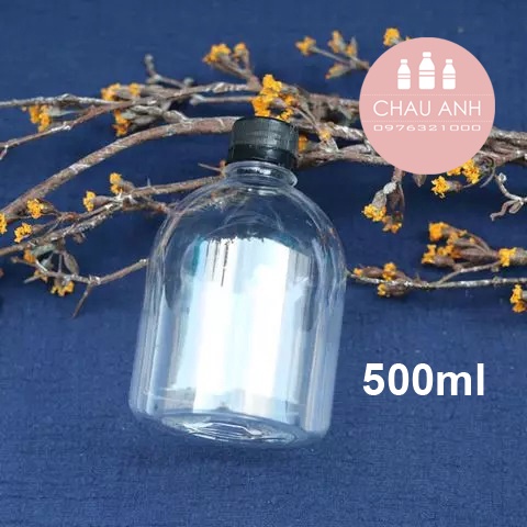 Chai nhựa 500ml đựng trà sữa