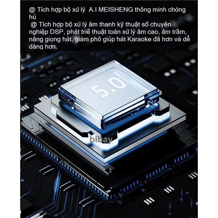 Loa Karaoke mini YS-YOSD 203/207 Kèm 2 Micro Không Dây Hát Siêu Hay