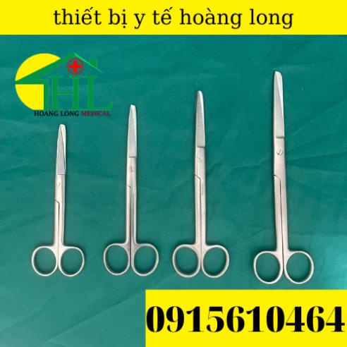 Kéo Thẳng 1 Đầu Nhọn 1 Đầu Tù - Kéo Y Tế Các Size GOLDSUN Pakistan