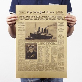 Poster hình tờ báo New York Times cổ điển