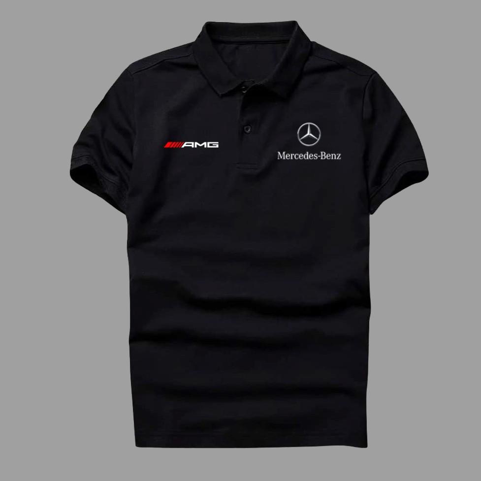 Áo thun polo cotton cao cấp có cổ Mercedes AMG Chính Hãng - Áo sang trọng, mát, không xù lông | BigBuy360 - bigbuy360.vn