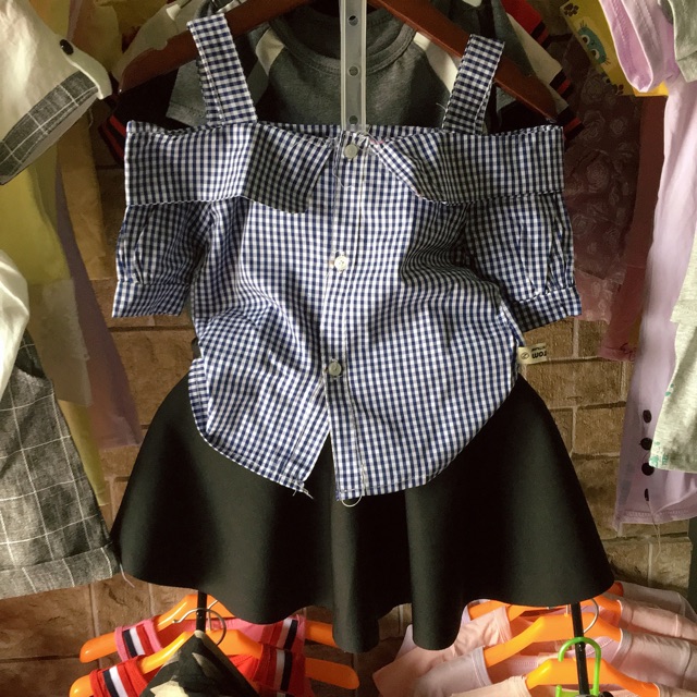 Set váy trễ vai
