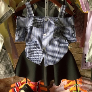 Set váy trễ vai