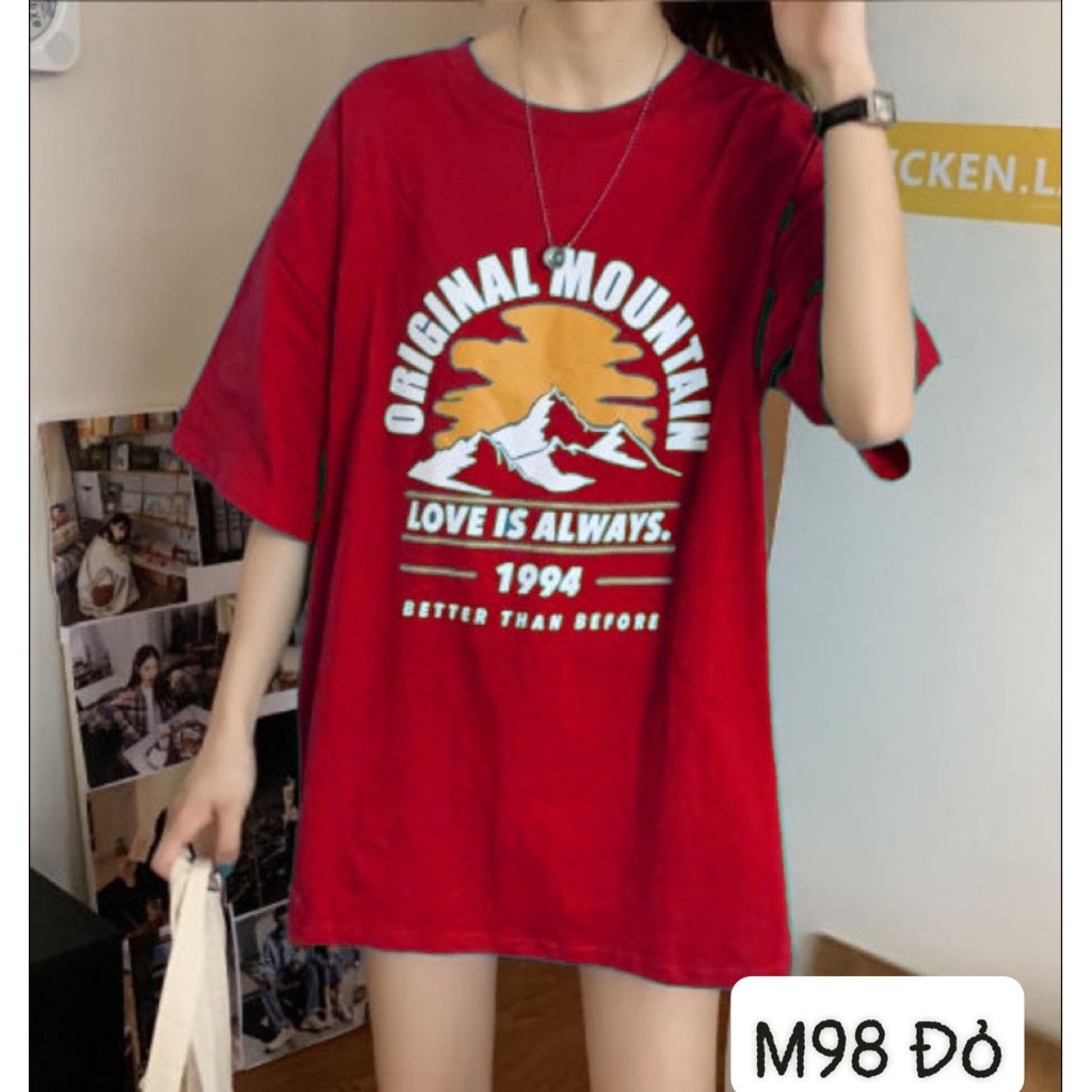 Áo Thun Form Rộng Giấu Quần 🔺FREESHIP🔺 Áo phông nữ form rộng giấu quần, mặc như đầm được Mã: M98 | BigBuy360 - bigbuy360.vn