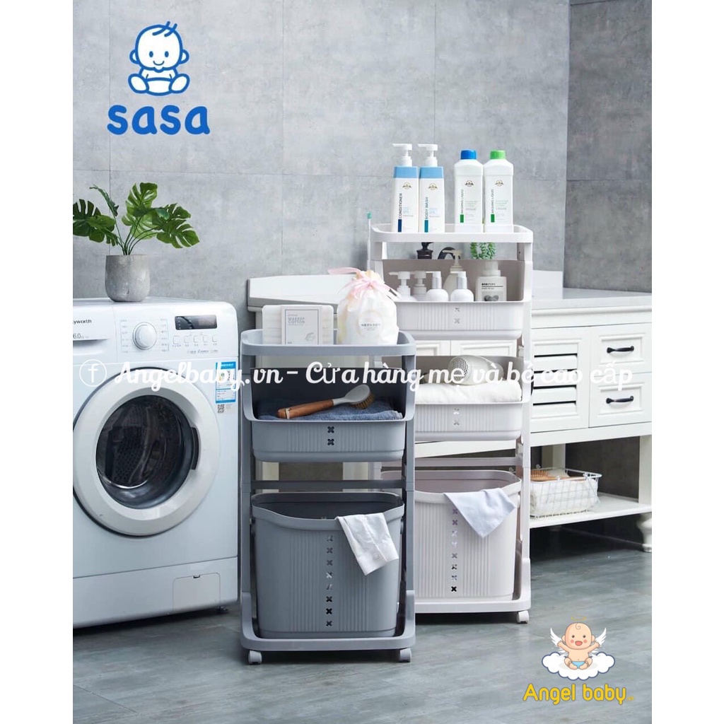 Kệ nhựa đa năng Kapi 3 tầng đựng đồ dùng, đồ chơi cho bé