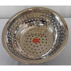 Rổ inox sâu lòng - đột lỗ CNC dày dặn sáng bóng