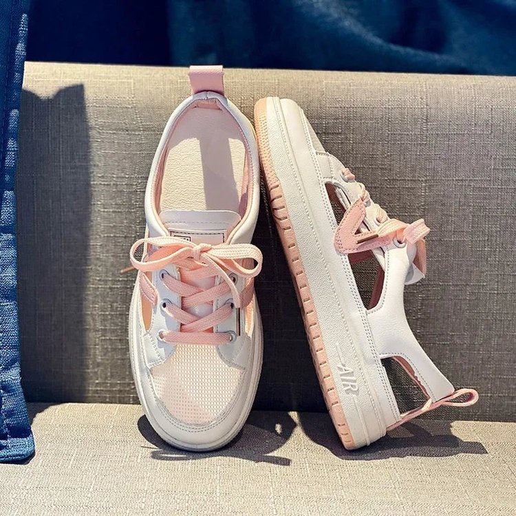 Tikp Giày thể thao MS0816 đế mềm thoải thời trang mùa hè dành cho nữ với 3 màu tuỳ chọn size 35-40