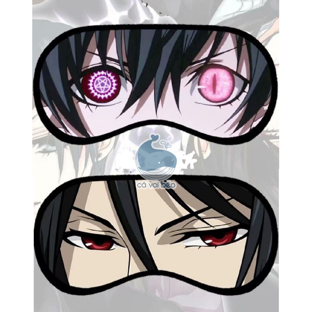 [SALE GIÁ XƯỞNG] Bịt mắt ngủ Hắc Quản Gia Ciel Sebastian bịt mắt manga bịt mắt anime