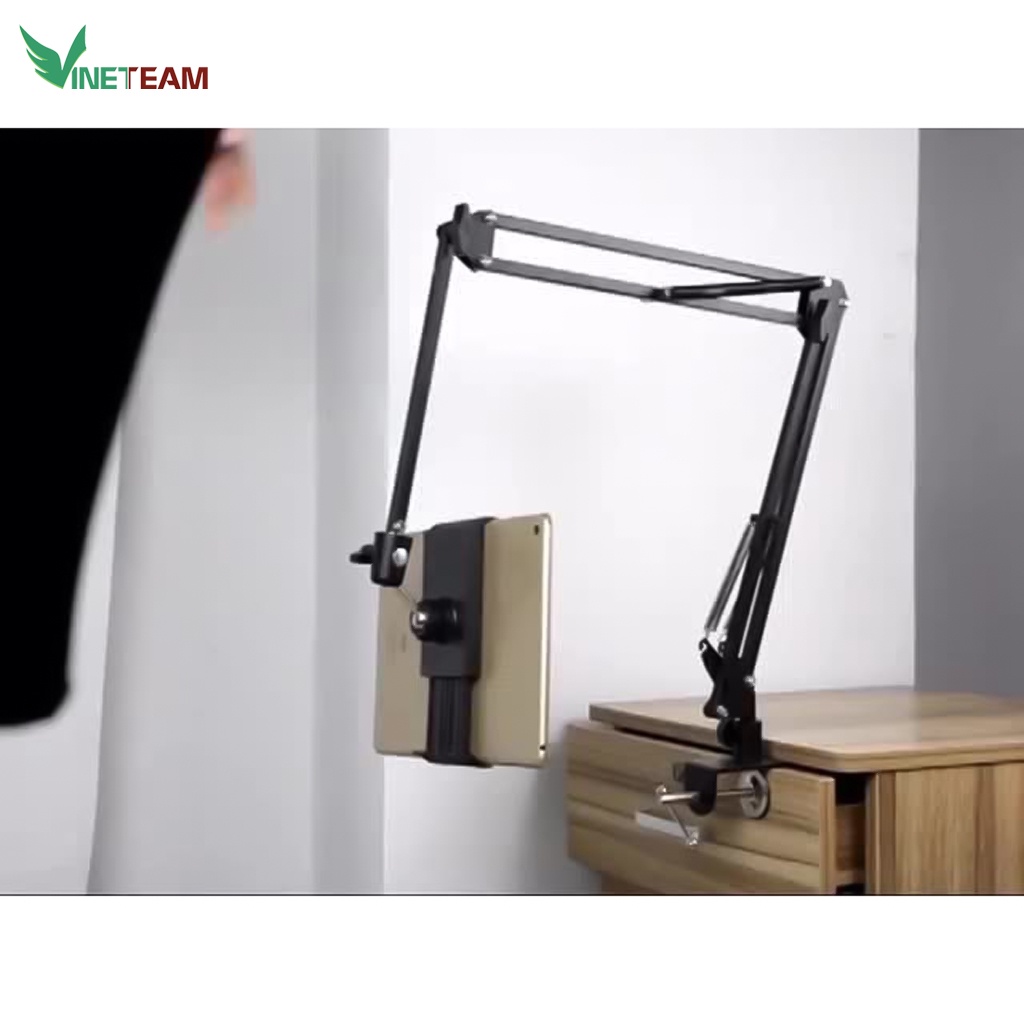 Giá Đỡ Điện Thoại, Ip Xem Phim Kẹp Đầu Giường, Bàn Phù Hợp Cho Điện Thoại 4.8 inch -> 10.5 inch- Loại 1 -DC4764