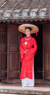 Set áo dài xưa- cổ phục