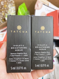 SERUM TATCHA VITAMIN C và AHA (MINISIZE 5ml)