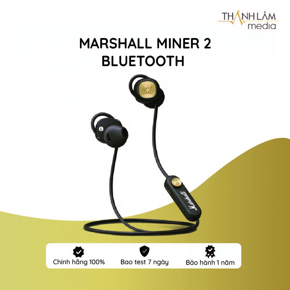 [Mã SKAMPUSHA8 giảm 8% đơn 300K] Tai nghe bluetooth Marshall Minor 2 nhỏ gọn chính hãng - bao test 7 ngày bảo hành 12 th