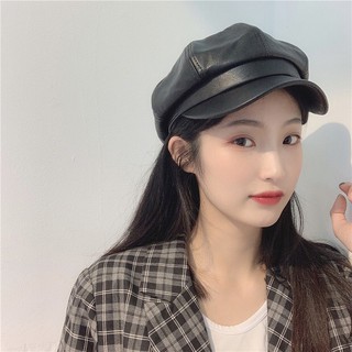 Mũ nồi lưỡi trai da nữ