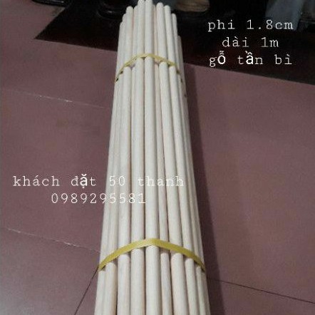 Thanh Gỗ Tròn, Gậy Tập Thể Dục Gỗ Tần Bì