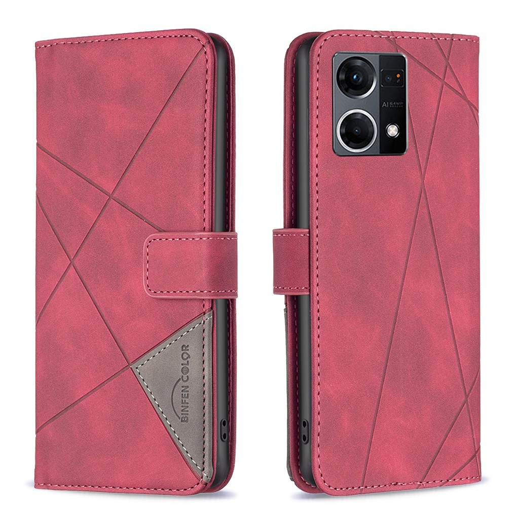 Case for OPPO Reno 7 4G BF05 Ốp Ốp Bao Da Điện Thoại Cho